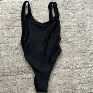 American Eagle black backless swimsuit XS